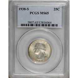 1938-S 25C MS65 PCGS