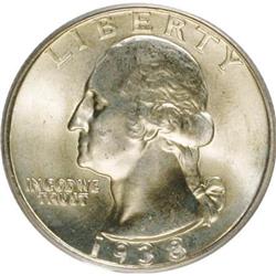 1938-S 25C MS66 PCGS