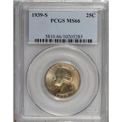 1939-S 25C MS66 PCGS