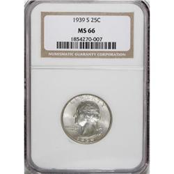 1939-S 25C MS66 NGC