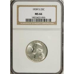1939-S 25C MS66 NGC