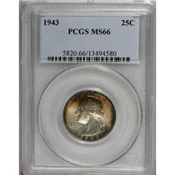 1943 25C MS66 PCGS