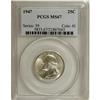 Image 1 : 1947 25C MS67 PCGS