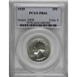 1939 25C PR66 PCGS