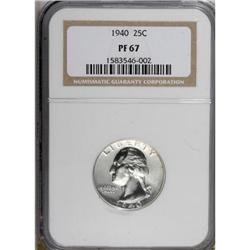 1940 25C PR67 NGC