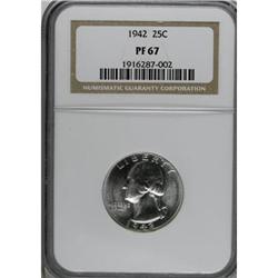 1942 25C PR67 NGC