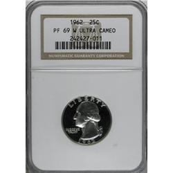 1962 25C Deep Cameo PR69 NGC