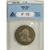 Image 1 : 1806 50C Pointed 6, Stem F15 ANACS