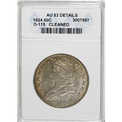 1824 50C AU53 ANACS