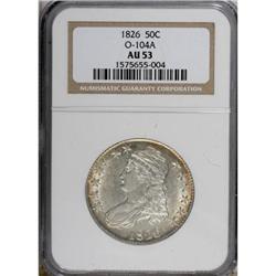1826 50C AU53 NGC
