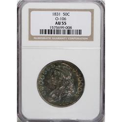 1831 50C AU55 NGC