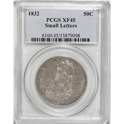 1832 50C Small Letters XF45 PCGS