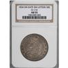Image 1 : 1834 50C Small Date, Small Letters AU55 NGC