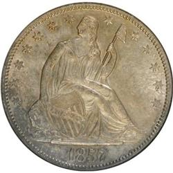1857-O 50C MS60 ANACS