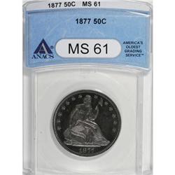 1877 50C MS61 ANACS