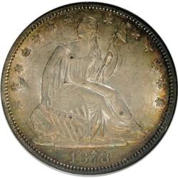 1878 50C MS61 NGC