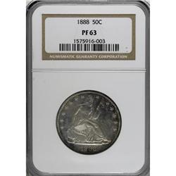 1888 50C PR63 NGC