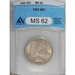 1892 50C MS62 ANACS