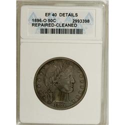 1896-O 50C XF40 ANACS