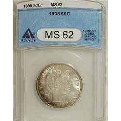 1898 50C MS62 ANACS