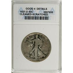 1921-D 50C G4 ANACS