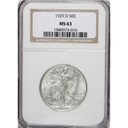 1929-D 50C MS63 NGC