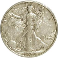 1929-S 50C AU50 ANACS