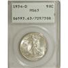 Image 3 : 1934-D 50C MS63 PCGS