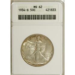 1934-S 50C MS62 ANACS