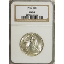 1935 50C MS65 NGC