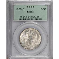 1935-D 50C MS63 PCGS
