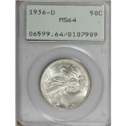 1936-D 50C MS64 PCGS