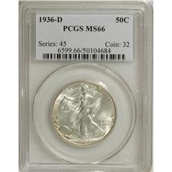 1936-D 50C MS66 PCGS