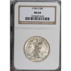 1936-S 50C MS64 NGC