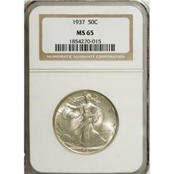 1937 50C MS65 NGC