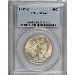 1937-S 50C MS64 PCGS