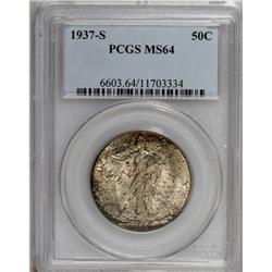 1937-S 50C MS64 PCGS