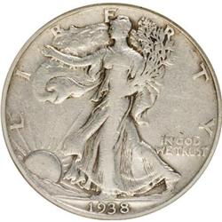 1938-D 50C VF20 ANACS