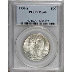 1939-S 50C MS66 PCGS