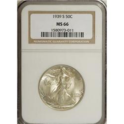 1939-S 50C MS66 NGC