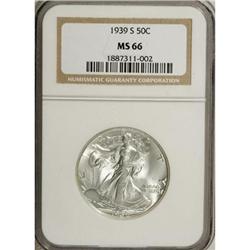1939-S 50C MS66 NGC
