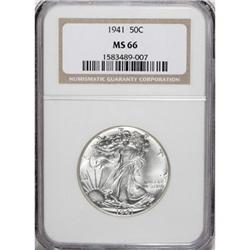 1941 50C MS66 NGC