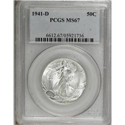 1941-D 50C MS67 PCGS