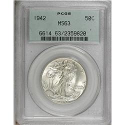 1942 50C MS63 PCGS