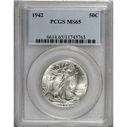 1942 50C MS65 PCGS