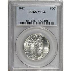 1942 50C MS66 PCGS