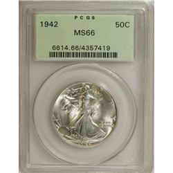 1942 50C MS66 PCGS