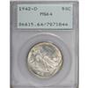 Image 3 : 1942-D 50C MS64 PCGS