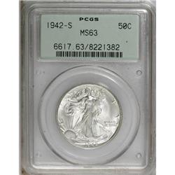 1942-S 50C MS63 PCGS