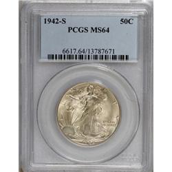 1942-S 50C MS64 PCGS